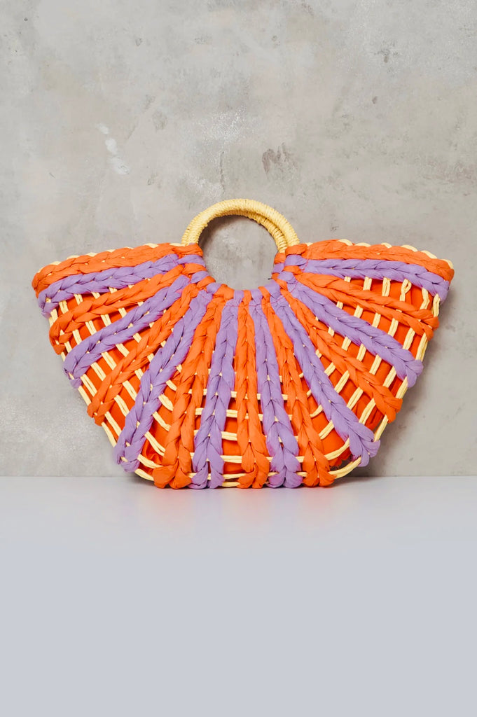 Calypso straw handbag - Whiplash Styles