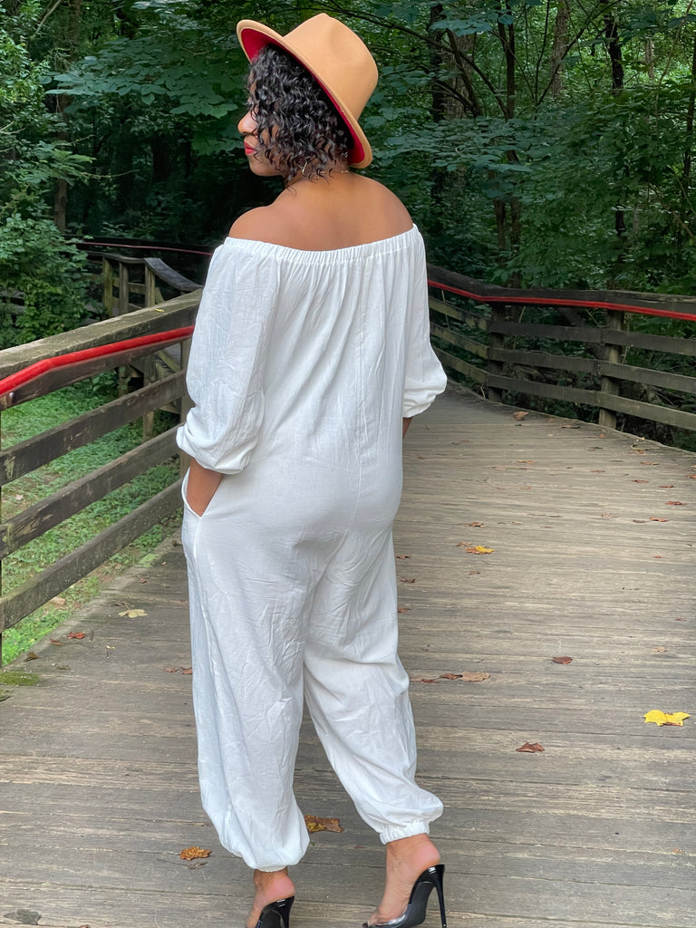 Delilah Off Shoulder Jumpsuit - Whiplash Styles