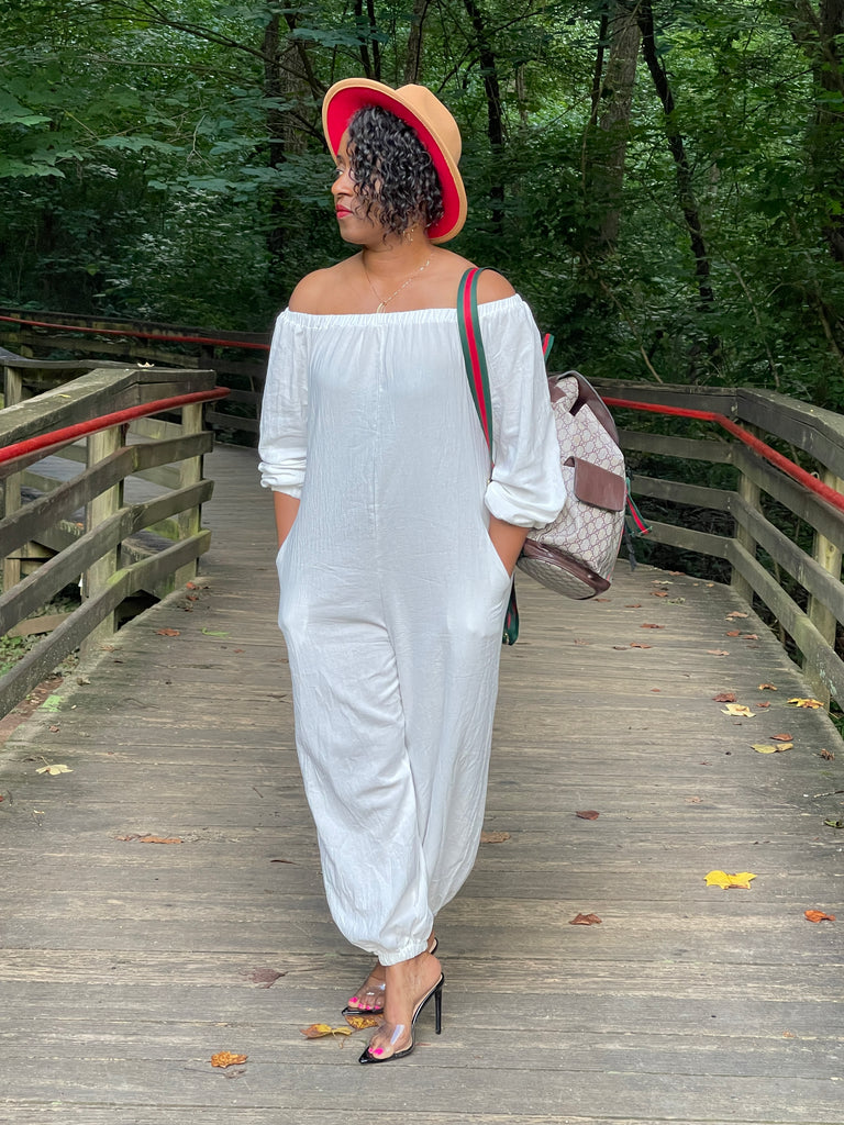 Delilah Off Shoulder Jumpsuit - Whiplash Styles