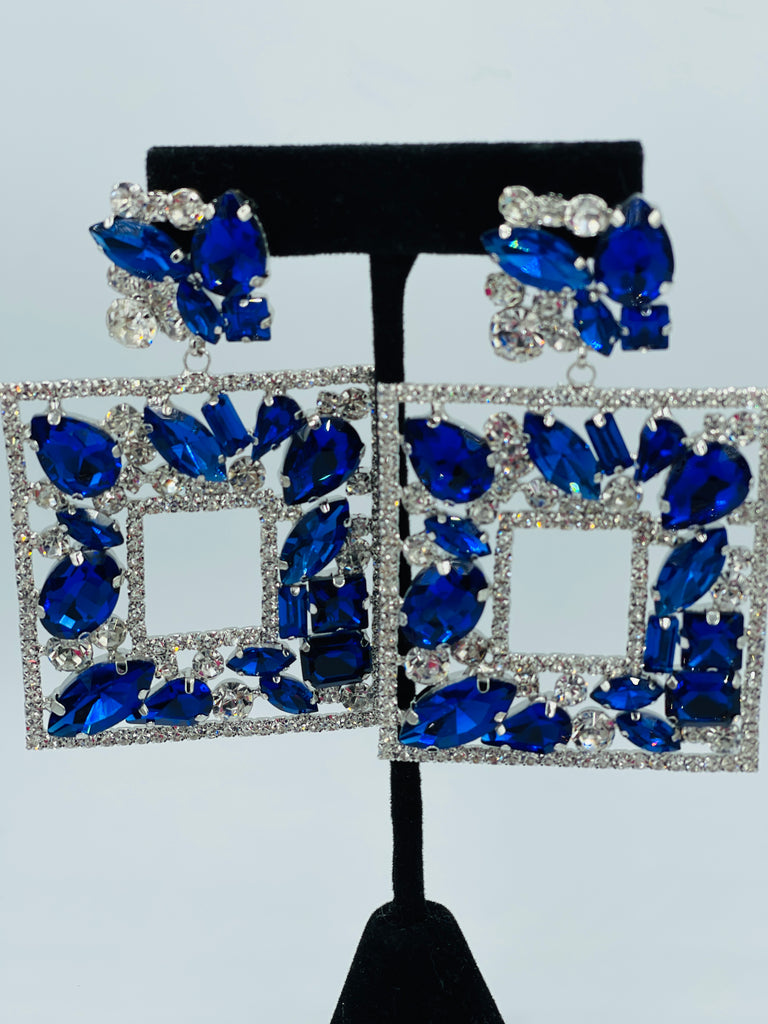 Square Flair statement earrings - Whiplash Styles