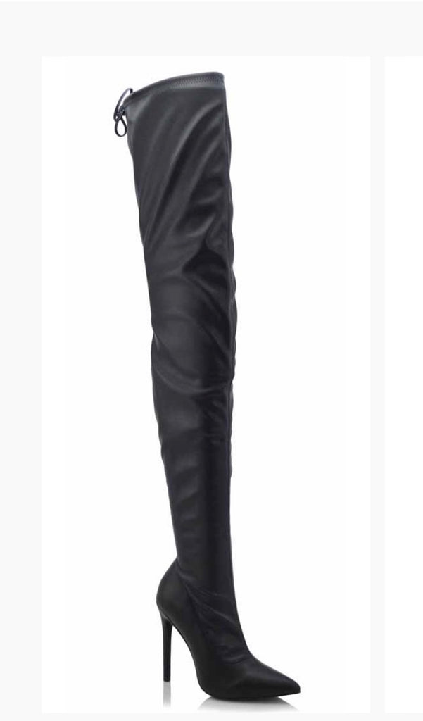 Nikka heeled over the knee boots Clearance